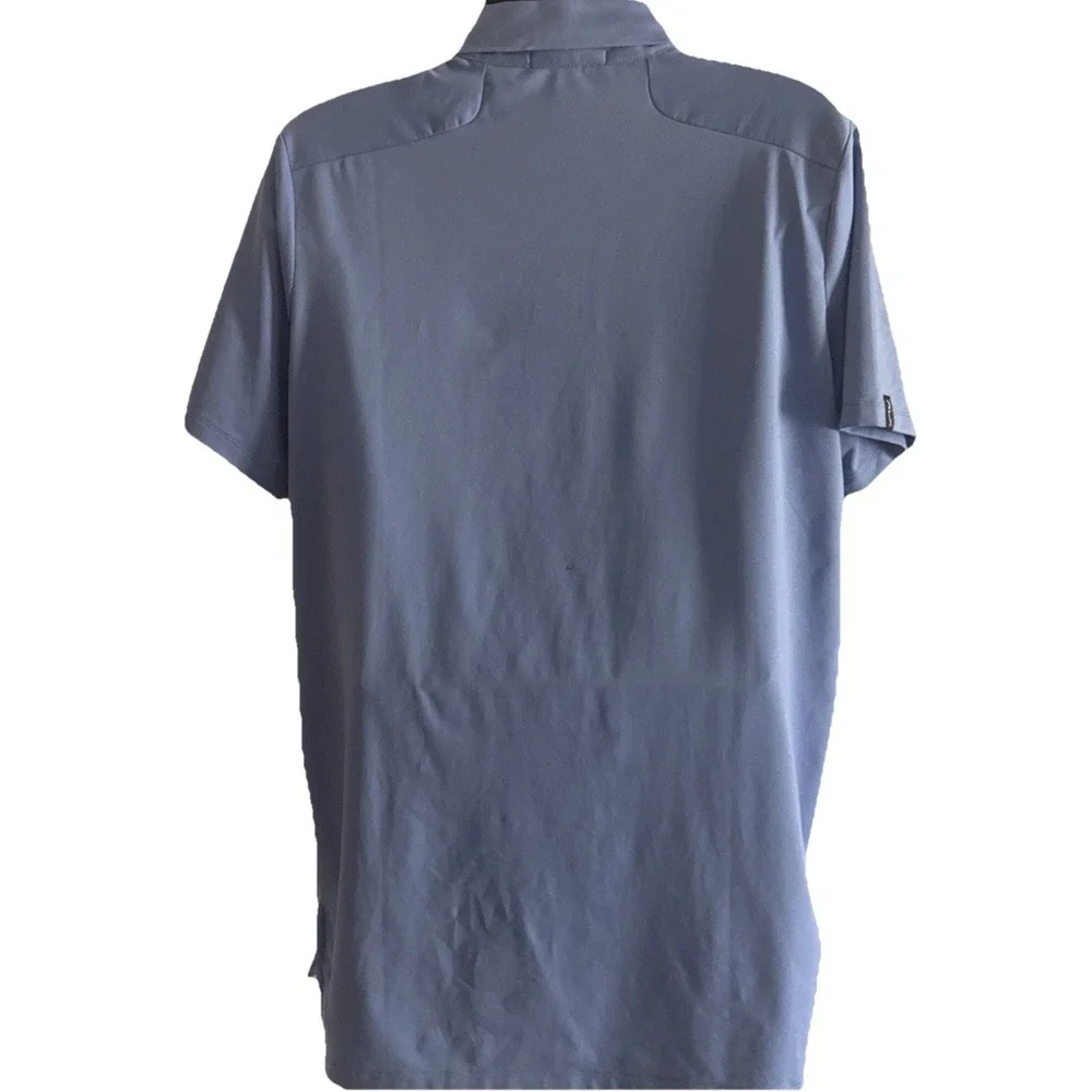 Ralph Lauren Polo Golf Toscana Logo Periwinkle‎ Sz L Men's Shirt